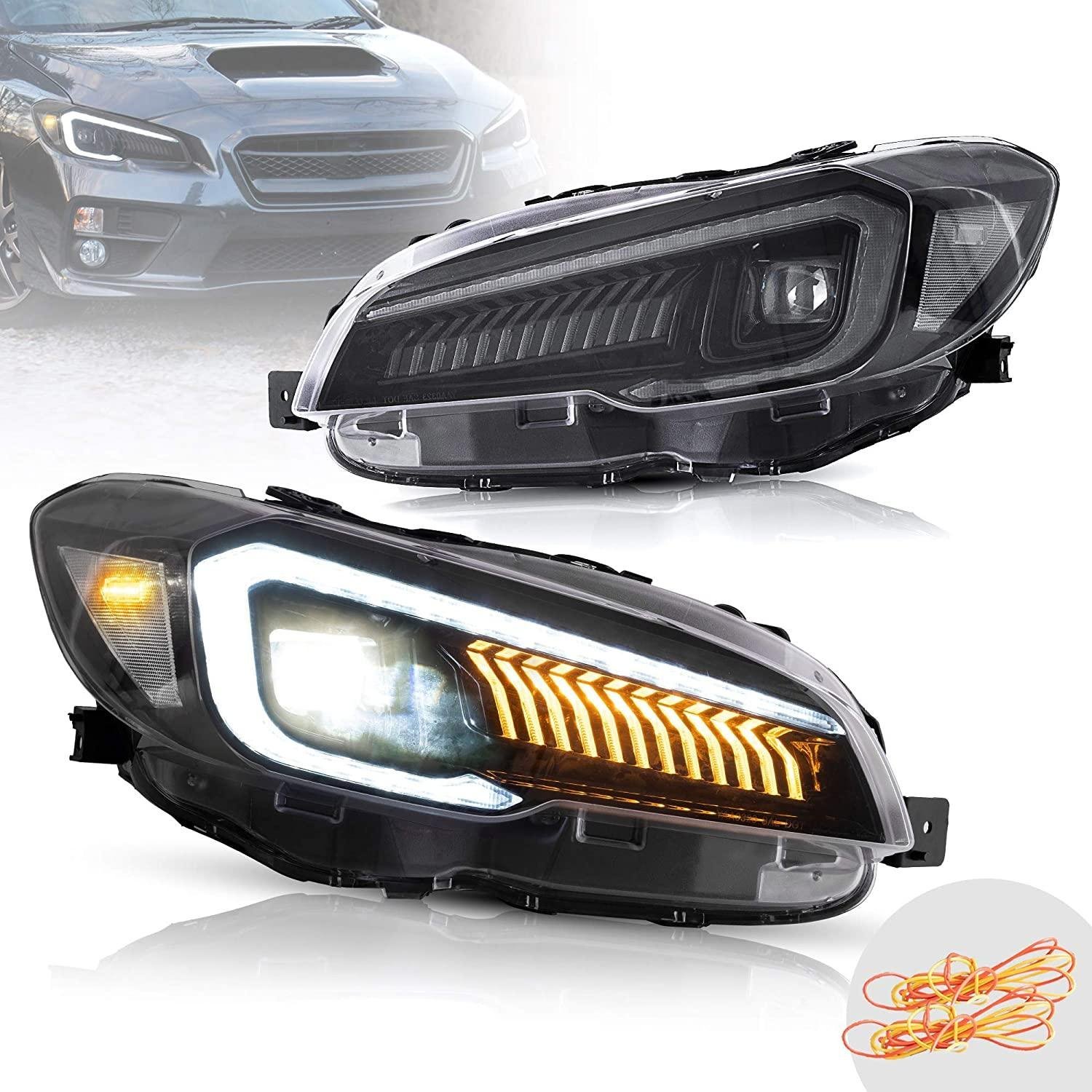 VLAND LED Dual Beam Projector Headlights For Subaru WRX 2015-2021 [DOT. SAE.] - Image 3