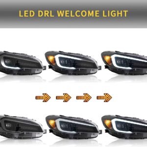 VLAND LED Dual Beam Projector Headlights For Subaru WRX 2015-2021 [DOT. SAE.] - Image 7