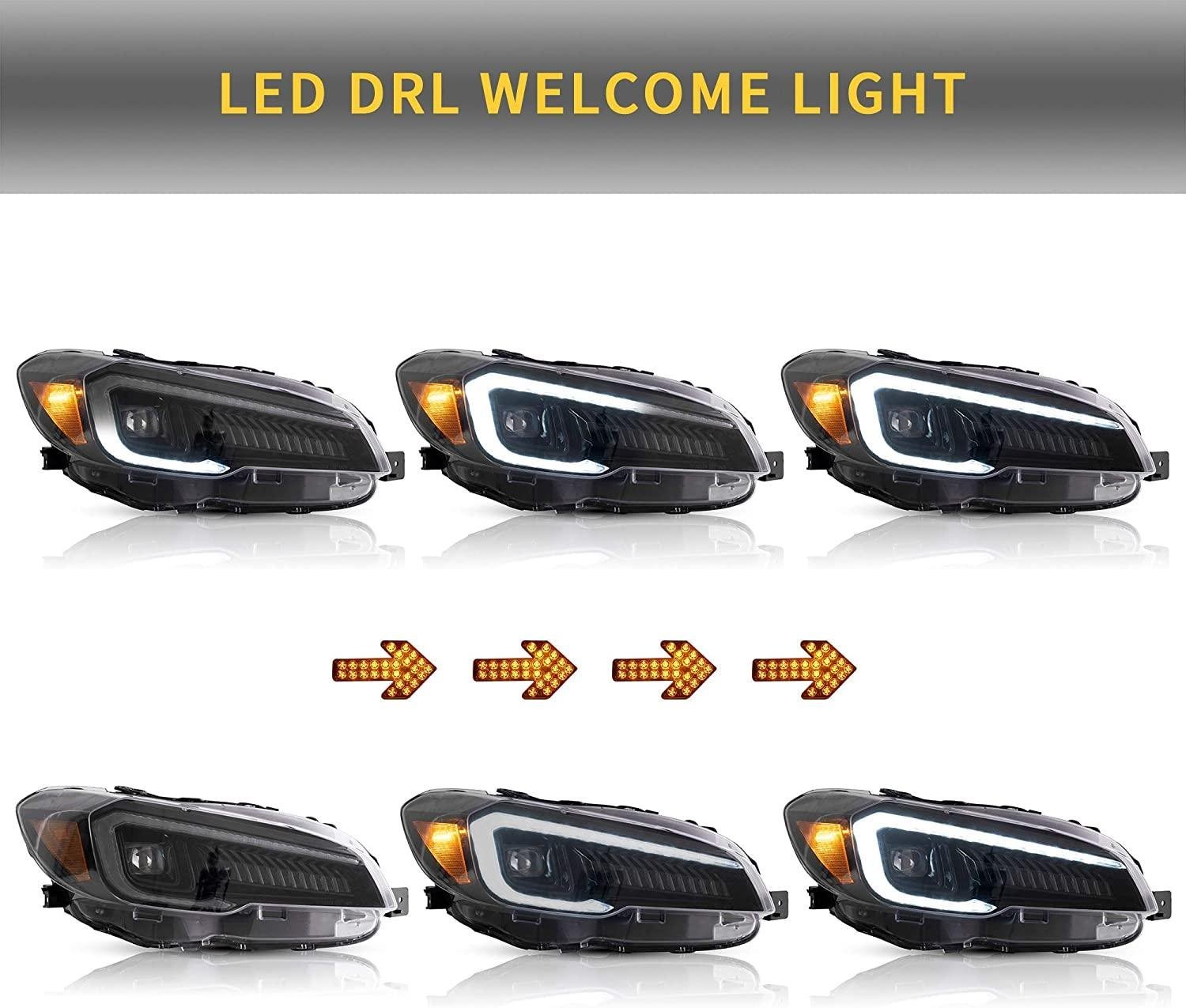 VLAND LED Dual Beam Projector Headlights For Subaru WRX 2015-2021 [DOT. SAE.] - Image 7