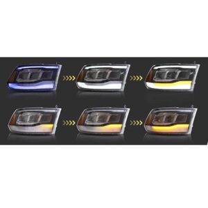 VLAND Full LED Headlights For Dodge Ram 1500 / 2500 / 3500 2009-2018 Ram1500 Classic 2019-2021 - Image 5