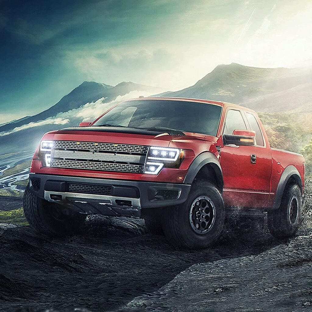 VLAND LED Projector Headlights For Ford F150 Pickup 2009-2014 With DRL [DOT. SAE.]