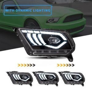 VLAND LED Projector Headlights For Ford Mustang 2010-2014 [SAE. DOT.] - Image 6