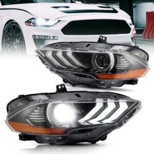 VLAND LED & RGB Projector Headlights For Ford Mustang GT and EcoBoost Models 2018-2022 - Image 23