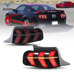 VLAND LED Tail Lights For Ford Mustang 2010 2011 2012 with 7 Lighting Modes [DOT.] - Image 2
