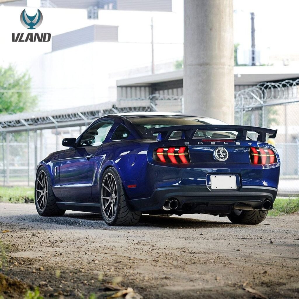 VLAND LED Tail Lights For Ford Mustang 2010 2011 2012 with 7 Lighting Modes [DOT.]