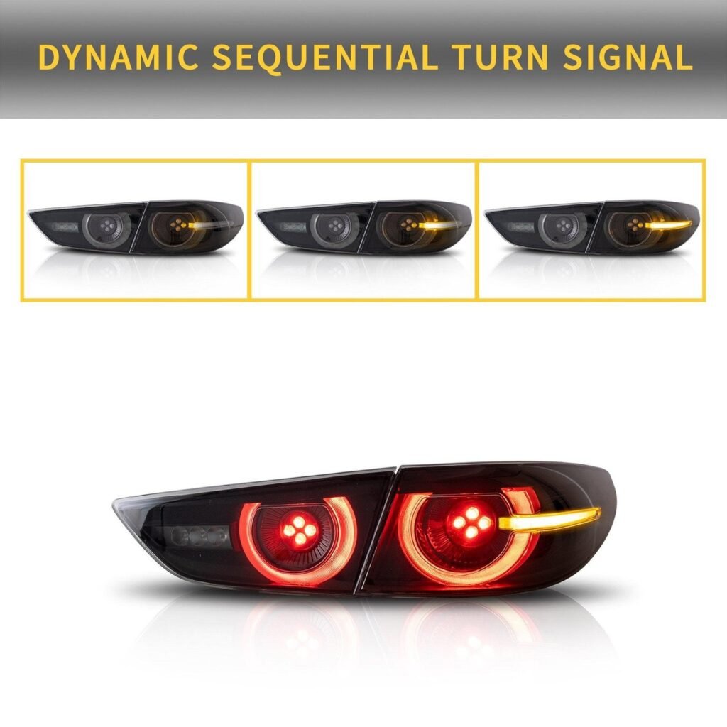 VLAND LED Tail Lights For Mazda 3 Axela Sedan 2019-2021