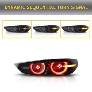 VLAND LED Tail Lights For Mazda 3 Axela Sedan 2019-2021 - Image 6
