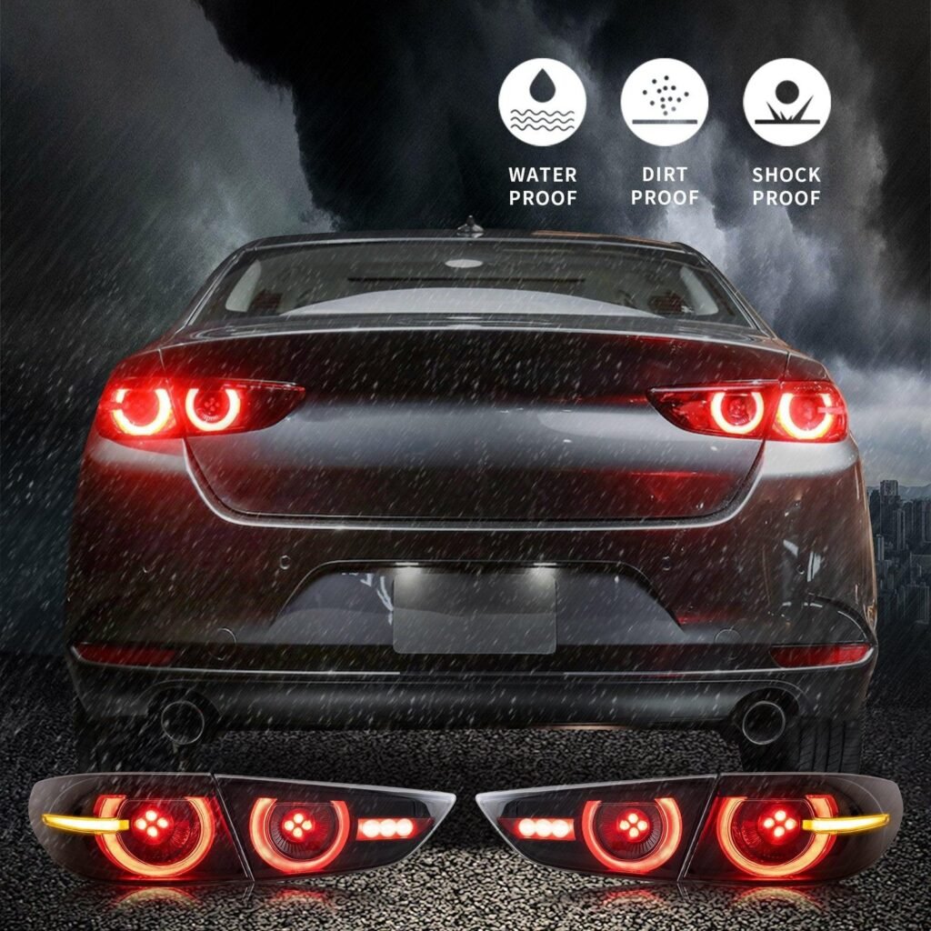 VLAND LED Tail Lights For Mazda 3 Axela Sedan 2019-2021