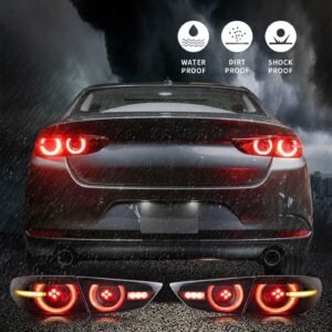 VLAND LED Tail Lights For Mazda 3 Axela Sedan 2019-2021 - Image 4