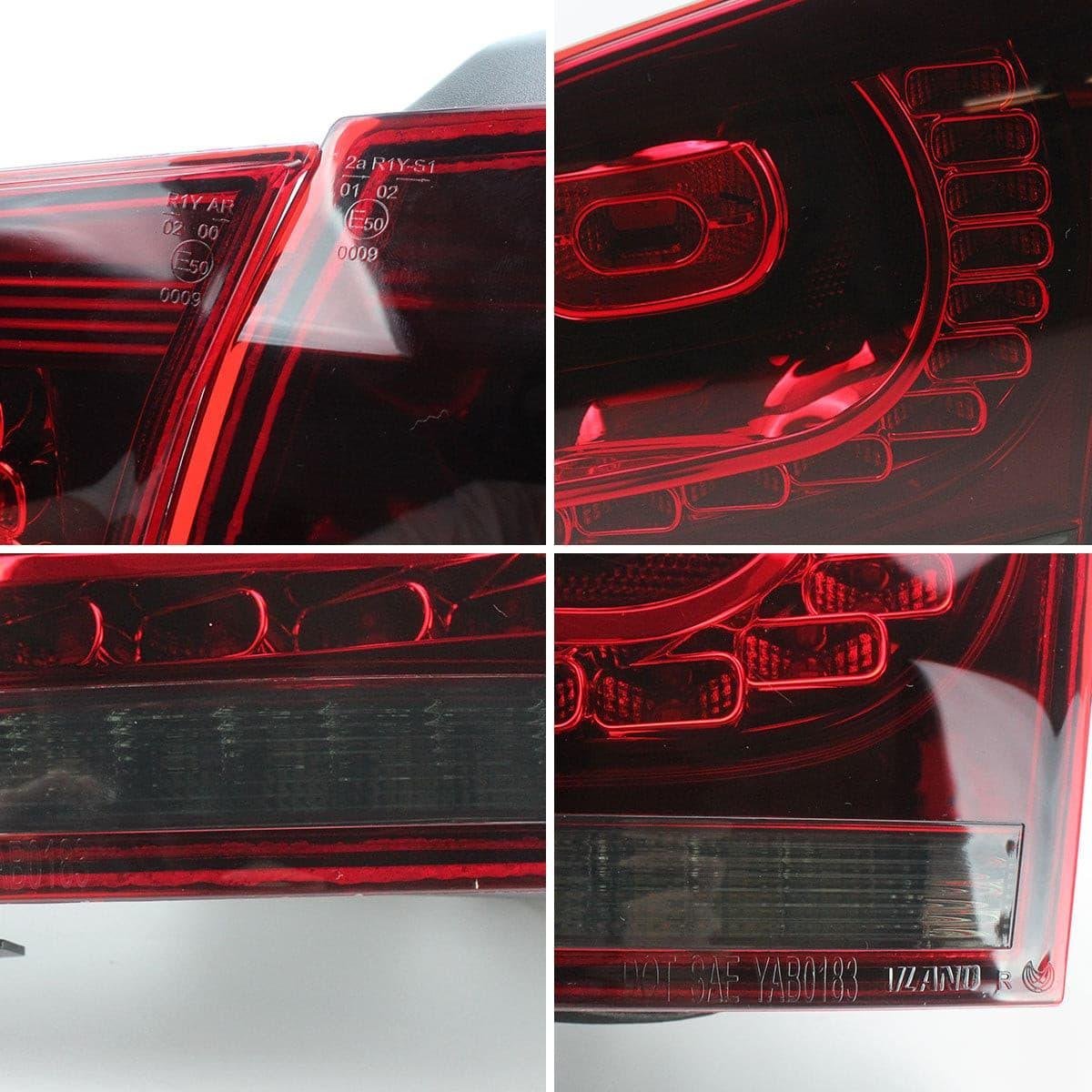 VLAND LED Tail lights For Volkswagen (VW) Golf 6 MK6 (TSI GTI R TDI GTD LPG) 2008-2014 With Sequential indicators[E-MARK] - Image 8