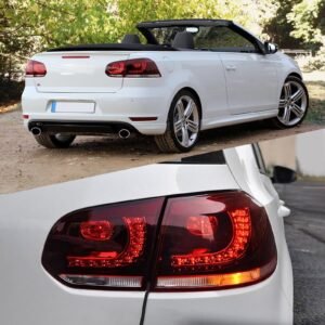 VLAND LED Tail lights For Volkswagen (VW) Golf 6 MK6 (TSI GTI R TDI GTD LPG) 2008-2014 With Sequential indicators[E-MARK] - Image 6