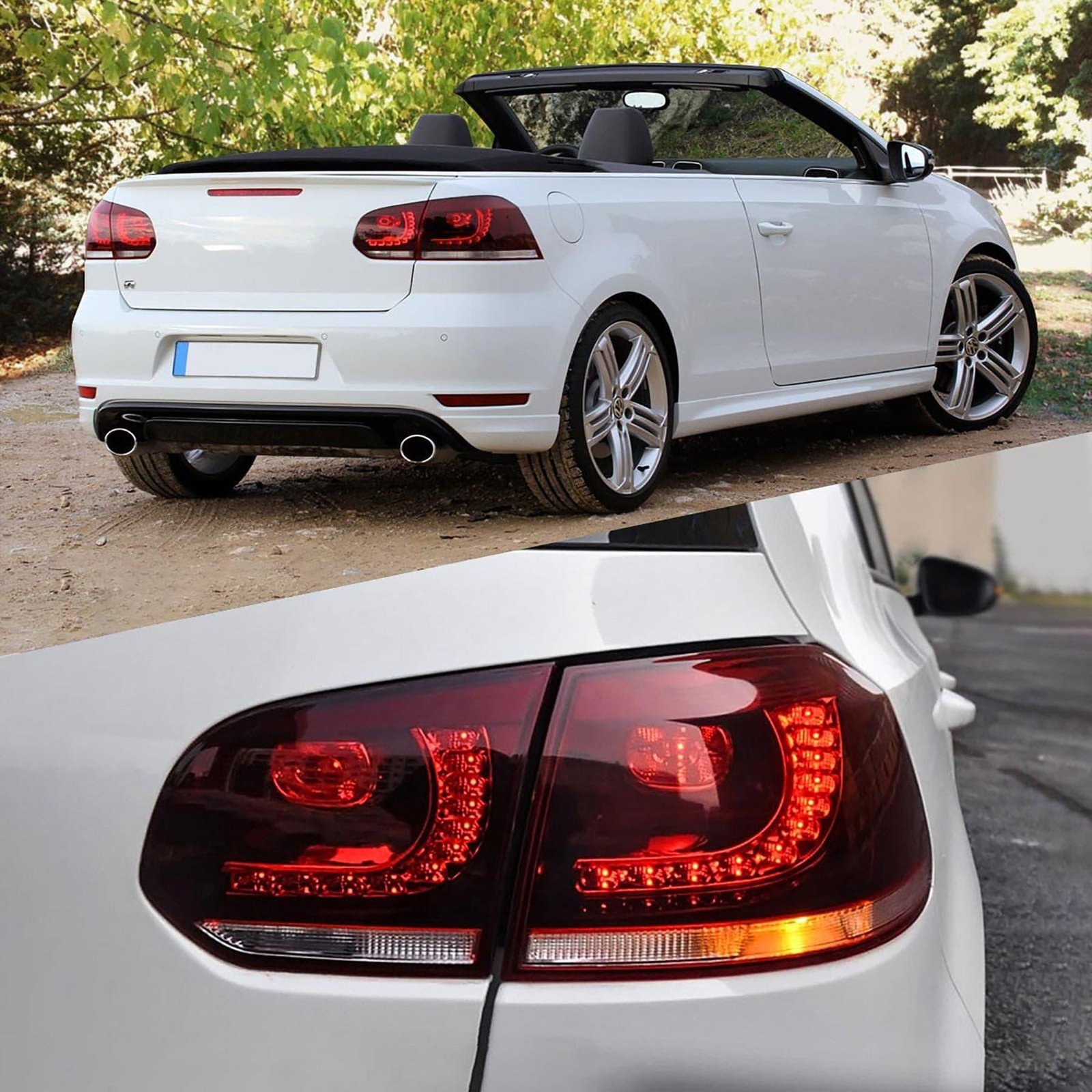 VLAND LED Tail lights For Volkswagen (VW) Golf 6 MK6 (TSI GTI R TDI GTD LPG) 2008-2014 With Sequential indicators[E-MARK] - Image 6