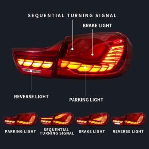 VLAND Oled Tail Lights For BMW M4 GTS F32 F33 F82 F36 F83 4-Series 2013-2020 - Image 3
