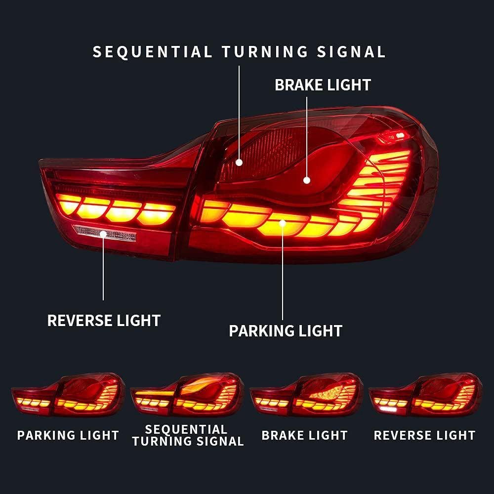 VLAND Oled Tail Lights For BMW M4 GTS F32 F33 F82 F36 F83 4-Series 2013-2020