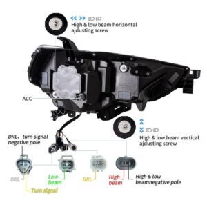 VLAND Reflector Headlights For Toyota 4Runner 2014-2021 [DOT.] - Image 9