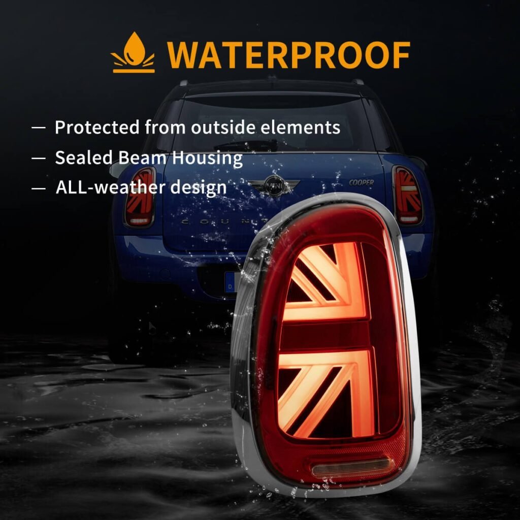 10-16 Mini Cooper Countryman R60 Vland LED Tail Lights With Dynamic Welcome Lighting
