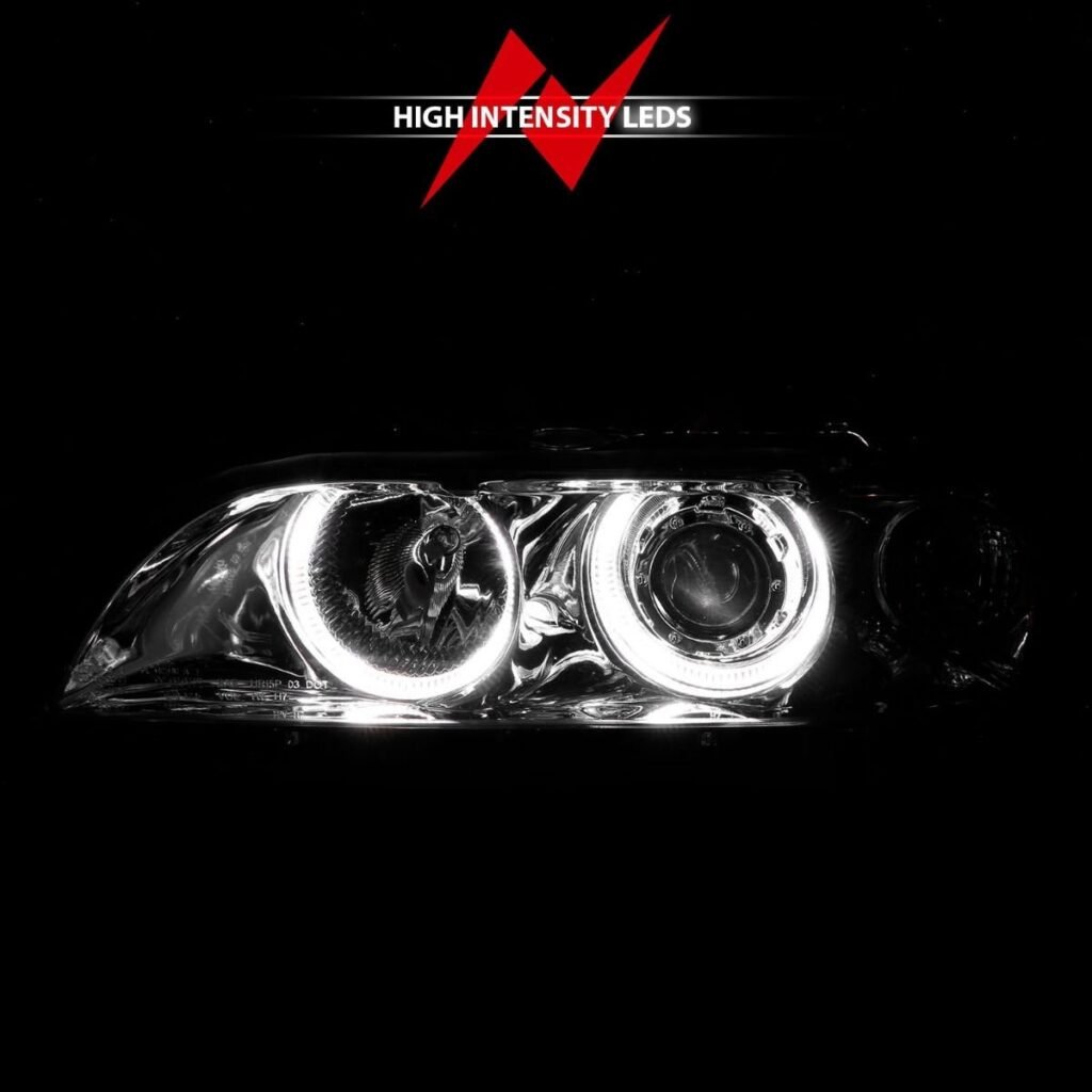 BMW 5 Series E39 97-01 Projector Headlights Chrome