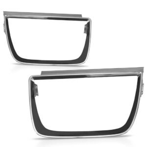 Chevy Camaro 10-13 Tail Lights Bezel Glossy Black 4pc - Image 4