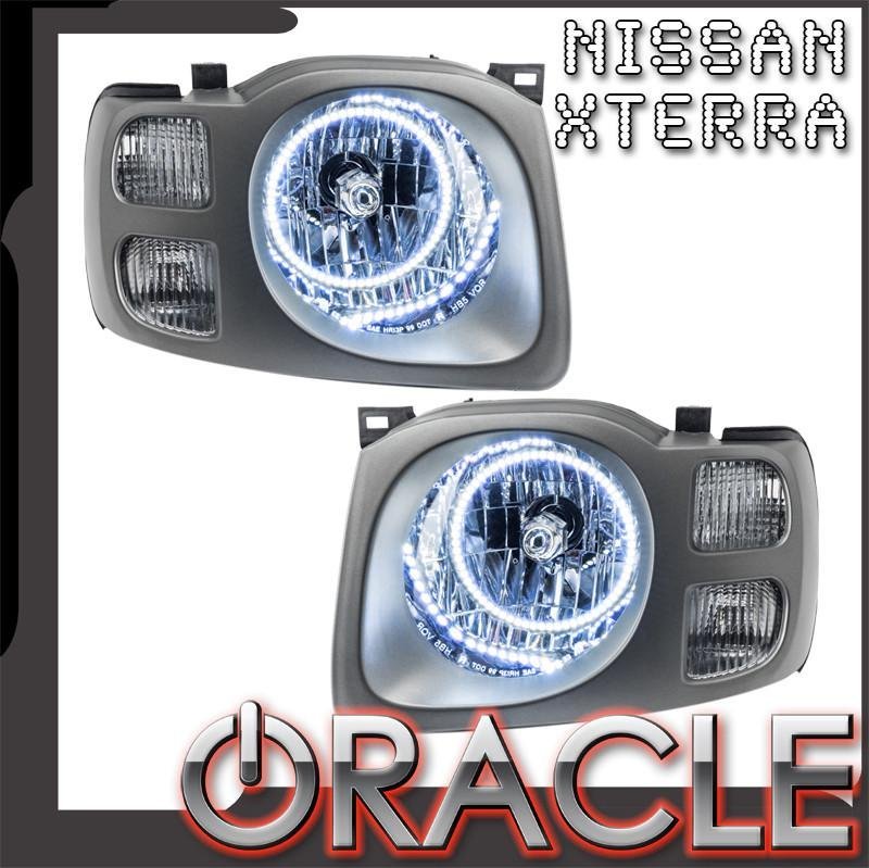 Oracle Lighting 2002-2004 Nissan Xterra Se Pre-assembled SMD Halo Technology Headlights